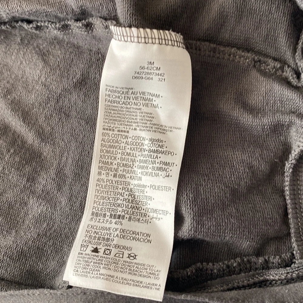Baby Boy - 3M Levi’s Black/Grey Camo One Piece